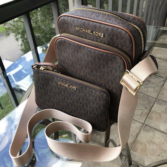 Purse Messenger Brown +Wallet